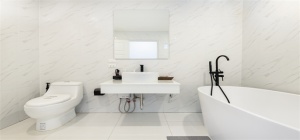 静安苏州河畔大平层 三南向房采光佳